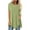 Mint Green, variant on CHGBMOK Womens Summer Tops Plus Size Round Neck Short Sleeve T-Shirt Irregular Hem Side Buttons Tunic Blouse