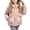 .Pink, variant on Girls 3-in-1 Waterproof Hooded Puffer Coat Zip Up Thick Winter Jacket with Pockets Loose Fitting Solid Color Warm Outerwear