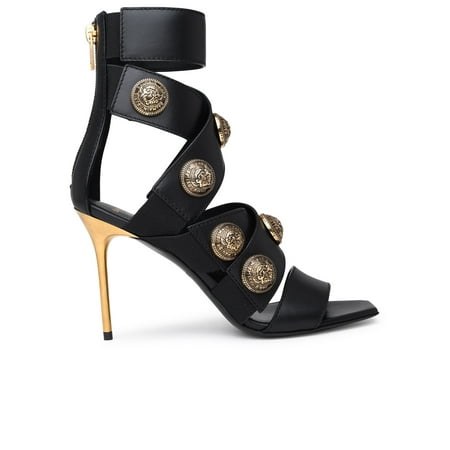 

BALMAIN Sandalo Alma In Pelle Nero