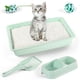thumbnail image 1 of Kit de Inicio para Gatos PAWISE Caja de Arena 37x27 cm y Comedero Doble, 1 of 9