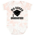 thumbnail image 3 of Inktastic My Daddy Graduated College Graduate Boys or Girls Baby Bodysuit, 3 of 5