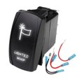 thumbnail image 3 of 5 Pin On Off Rocker Switch, LED Rocker Switch 5PIN with Wiring Harness for ATVs UTVs, 3 of 7