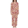 thumbnail image 4 of joogoo Pajamas Set for Women Cute Dachshund Dogs Long Sleeve Pjs Loungewear M, 4 of 7