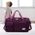 thumbnail image 5 of Waterproof Sports Duffel Tote Handbag Wet Pocket Shoulder Bag for Men Women Red, 5 of 8