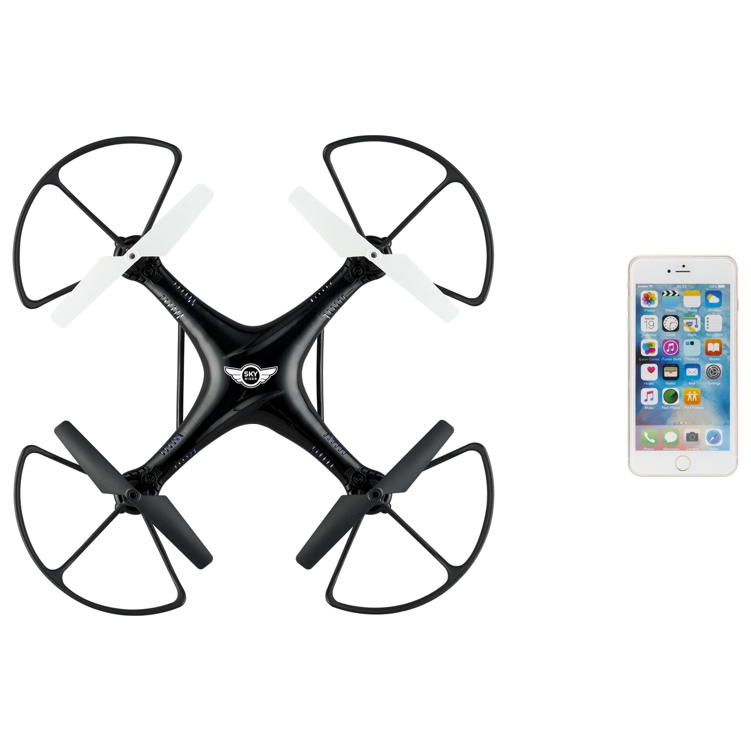 Sky Rider Falcon 2 Pro Quadcopter Drone with Video Camera, DRC377B