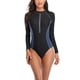 thumbnail image 2 of ICHUANYI Clearance Women's Sexy One-Piece Stripe Print Swimwear Swimsuit Bikini Swimming Beachwear(Navy, S) Ichuanyi Ichuanyi, 2 of 9