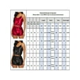 thumbnail image 2 of ORQ Women Sexy Artificial Silk Lace Sling Two-pieces Pajamas Set, 2 of 6