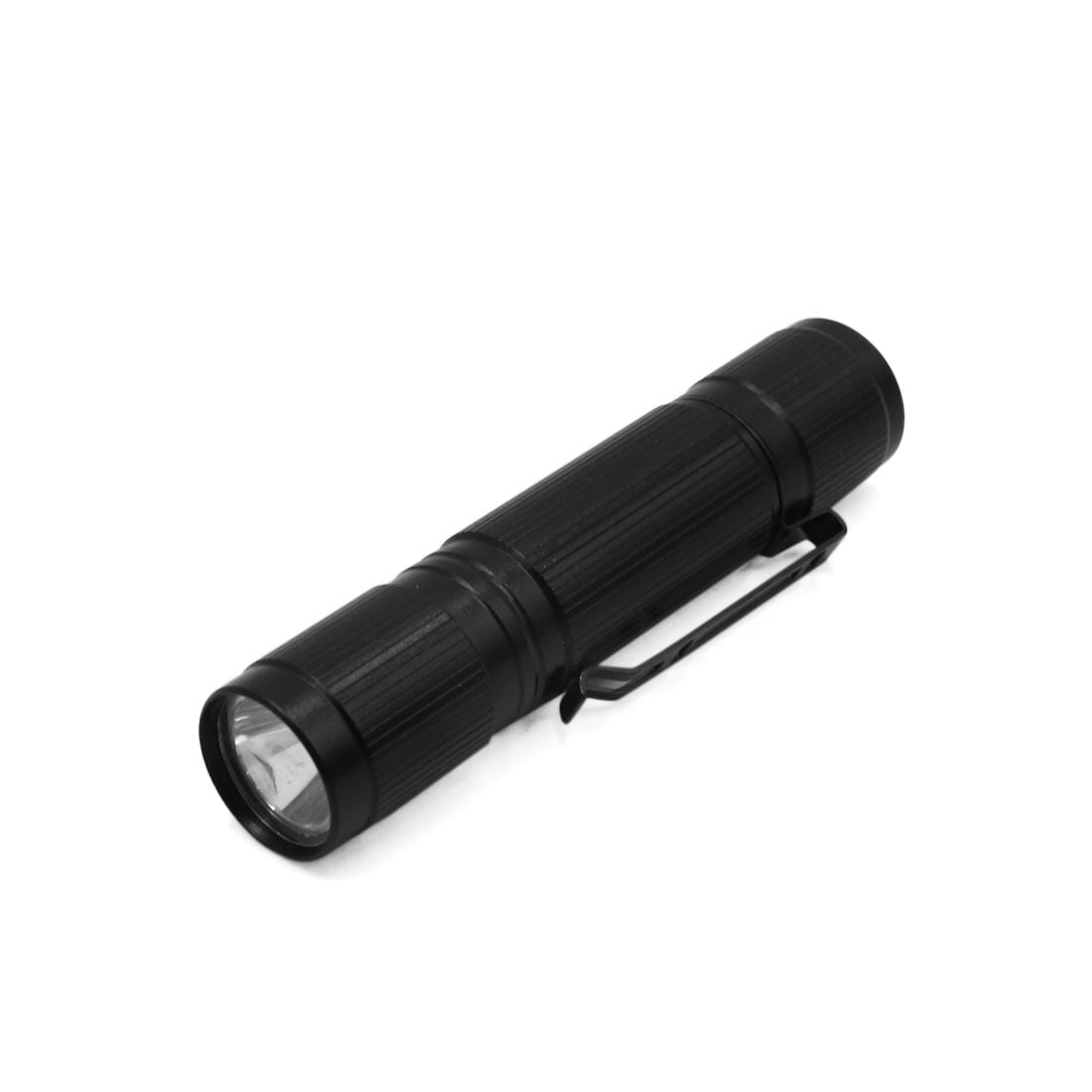 Mini Portable Black Metal Shell White LED Torch Light for Outdoor Sports by Unique-Bargains