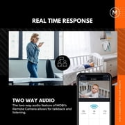 MOBI Connect Emergency Alert System Bundle, Smart Wireless Caregiver Support Monitoring System Pair with Multi-Purpose Monitor