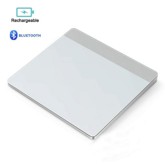 Bluetooth Touchpad Trackpad External High Precision Trackpad with Multi-Touch Navigation for Desktop/Laptop/Notebook Touch Pad Silver