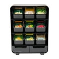 thumbnail image 6 of Mind Reader Tea Bag Organizer, Tea Station Organizer, Countertop Storage, Plastic, Black, 6 of 8