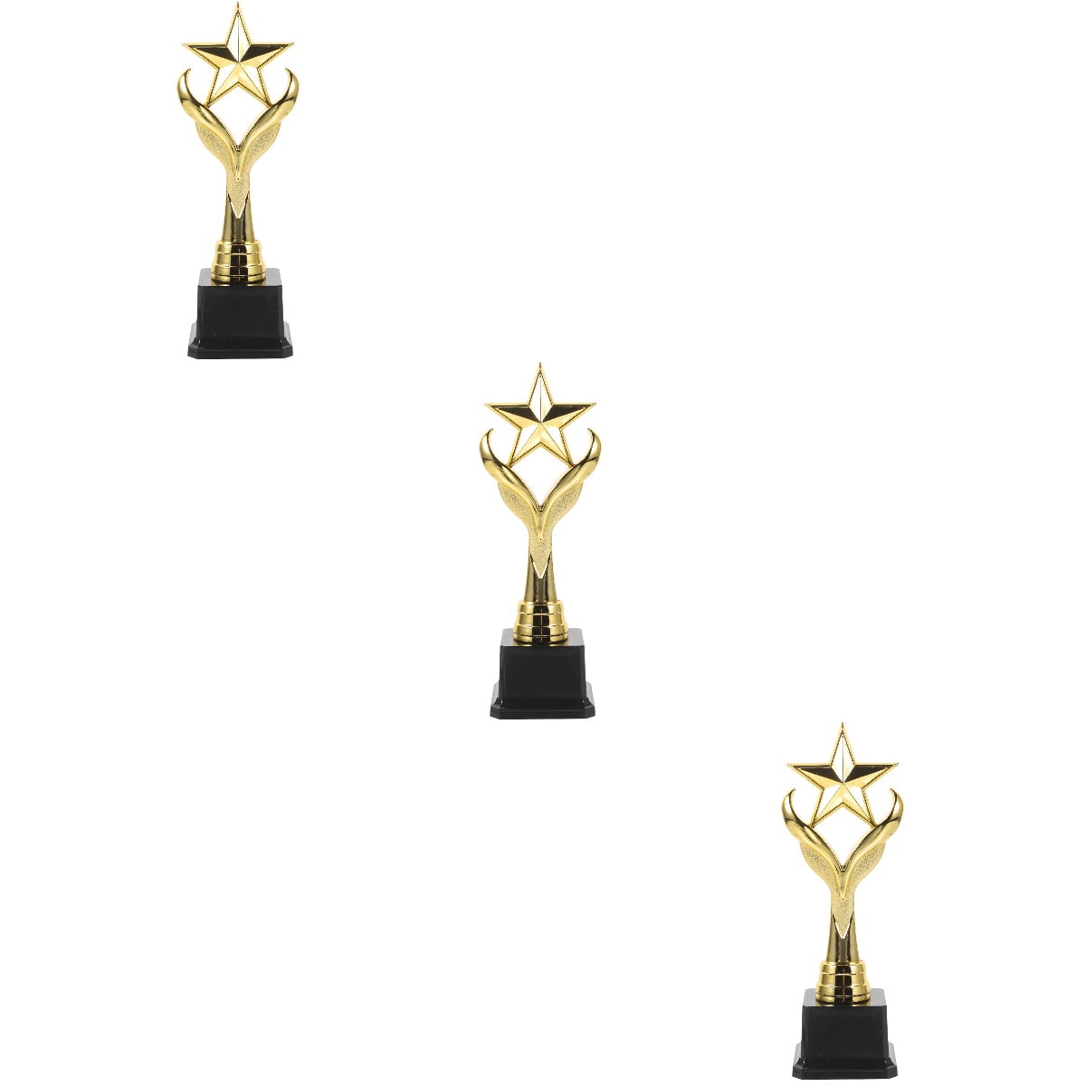 MLINS 3 Trophies Student Trophy Mild Material Game Child