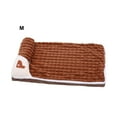 thumbnail image 2 of tssuouriy Elastic And Deform-resistant Pet Mat For Winter Good Plush Is Comfortable coffee m:60*40CM, 2 of 6