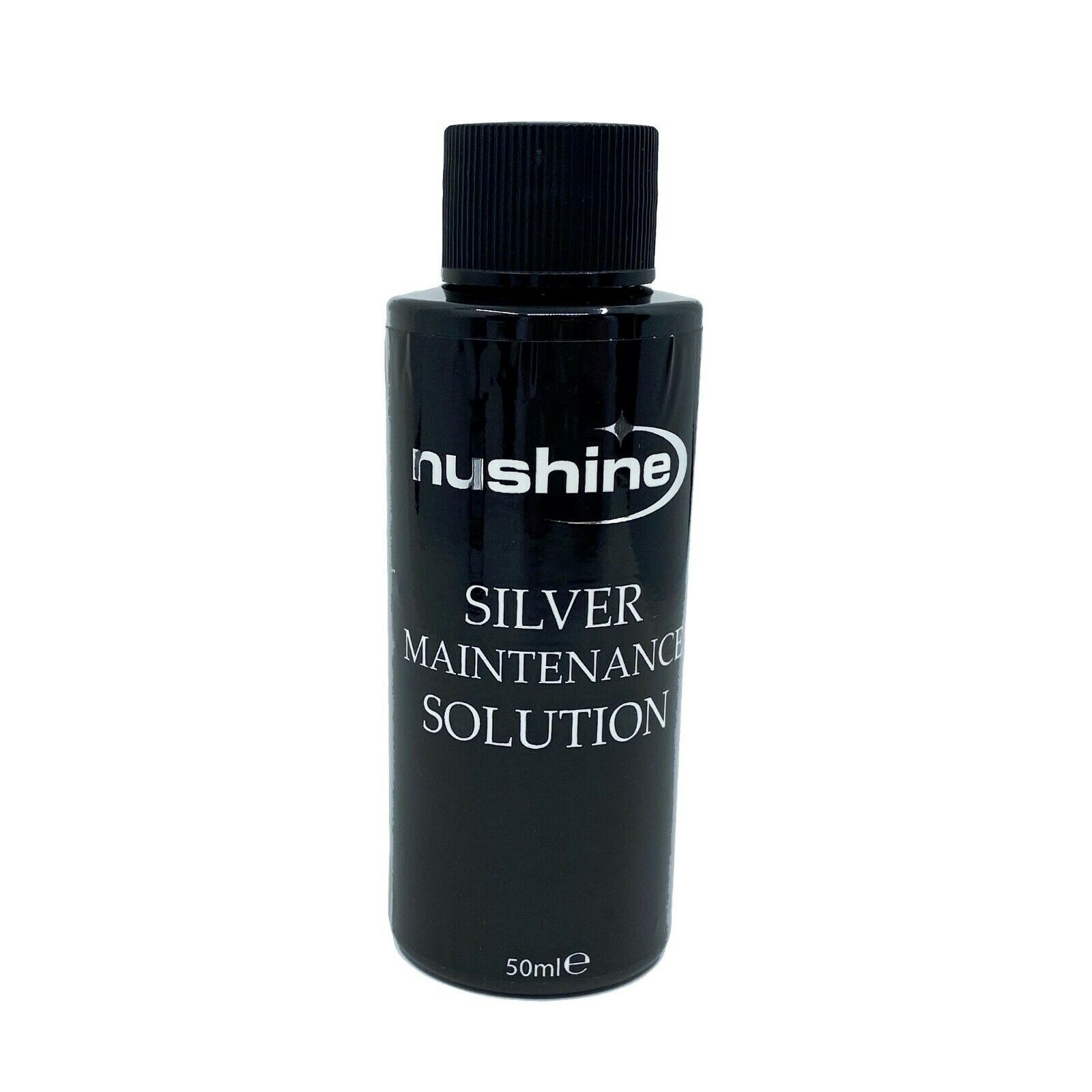 NUSHINE SILVER CLEANING MAINTENANCE SOLUTION 50ML RENOVATE YOUR SILVER PLATE