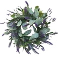 thumbnail image 4 of 13 " de Interior Puerta de Ventana Verdor Lavanda Gloria Puerta delantera colgando corona, 4 of 9