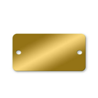 Brass Tags - Quality Polished Finish 1 inch Circle - Pk/25
