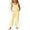 #A01-Yellow, variant on Abcomgle Girls Overalls Size 14-16 Casual Sleeveless Straight Leg Jumpsuit Spring Dressy Rompers with Pockets