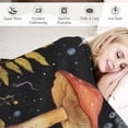 thumbnail image 3 of Nawypu Mushroom Blanket-Mushroom Blanket for Boys, Girls Mushroom Gift for Mushroom Lovers-Cozy Soft Flannel Lightweight and Warm Used for Room Bed Camping, 3 of 6