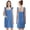 Haze Blue, variant on Towel Wrap for Women - Ruffled Straps Absorbent & Quick Dry Towel Bathrobe, Lightweight for Shower and Spa