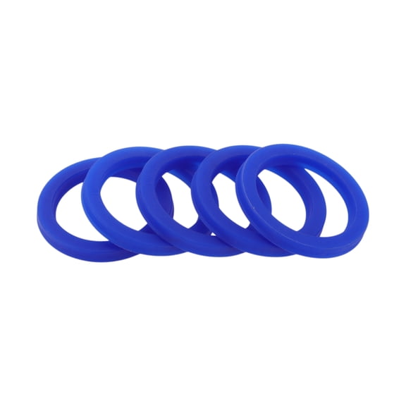 Universal Oil Seal UN Lip Seal Ring Rotary Shaft Seal 38x50x6mm High Pressure TPU Blue 5 Pcs