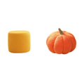 thumbnail image 1 of Taburete otomano redondo con reposapiés, asiento tipo banco, silla, sofá cilíndrico pequeño, taburete de té, cojines de calabaza de Halloween, cojín d, 1 of 8
