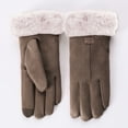 thumbnail image 3 of TRUBKH Cycling Gloves Fingerless Work Gloves Womens Gloves Cotton Gloves Thin Warm Gloves Warm Gloves Women Guantes Termicos Mujer Khaki One Size, 3 of 5