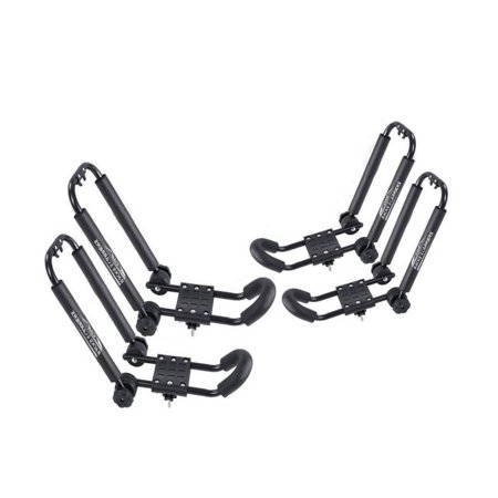 Rooftop Universal Kayak Carrier Car Roof Rack Set of Two J-Shape Foldable Carrier