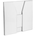 thumbnail image 4 of Pemberly Row Contemporary Metal 4' Laminate Foldable Bar in White, 4 of 5