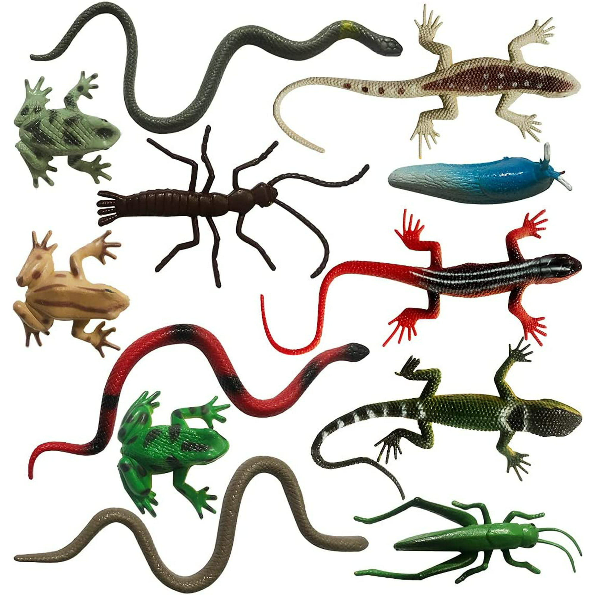 12pcs Frog Insect Snake Lizard Ant Farm Animal Fun Model Action Figure for  Kids Educational Children's Garden Toy | Walmart Canada