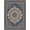 Blue Ivory Terracotta, Pattern 10, variant on ODIKA Dining Transitional Symmetrical Decorative Motif Delicate Large for Home Office, Gaming Room, Under Desk, Non-Slip Chair-Friendly