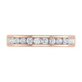 thumbnail image 3 of 1/2 Carat Channel Set Diamond Wedding Band Ring in 14K Rose Gold (Ring Size 10.25) (I1-I2 Clarity), 3 of 4