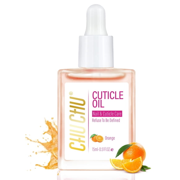 Aceite para uñas CHUCHU, naranja y jojoba, con vitaminas B y E, 15 ml