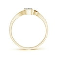 thumbnail image 2 of ANGARA Natural Semi Solitaire Diamond Bypass Ring in 14K Yellow Gold for Women (Size-5.1mm| Color-K| Clarity-I3) | April Birthstone, Anniversary, Jewelry Gift for Women | Natural Diamond Ring, 2 of 10