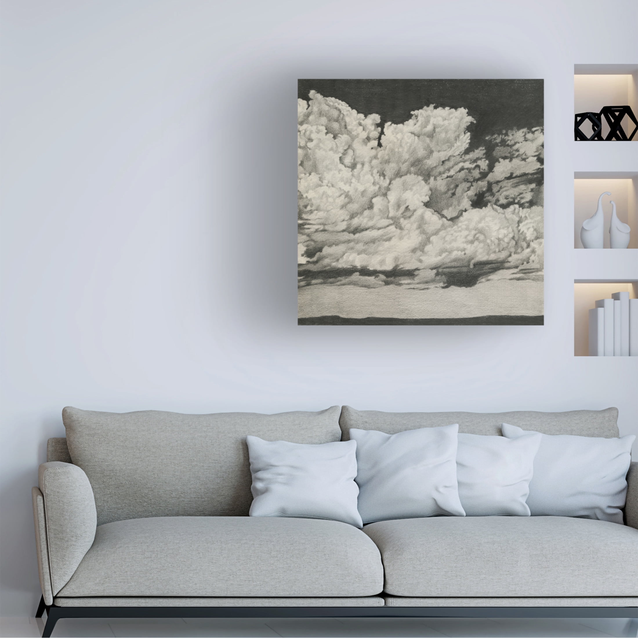 Trademark Fine Art Grace Popp Clouds on Fire II Canvas Wall Art