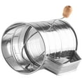 thumbnail image 2 of 3 Cup Stainless Steel Flour Sifter - Hand Crank Flour Sifte, 2 of 5