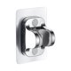 thumbnail image 2 of Soporte de ducha adhesivo fuerte | Soporte de pared autoadhesivo para cabezales de ducha de mano | Ángulo ajustable de 70° | Plástico ABS | Resistente a la corrosión Ligero Duradero | Fácil de, 2 of 7
