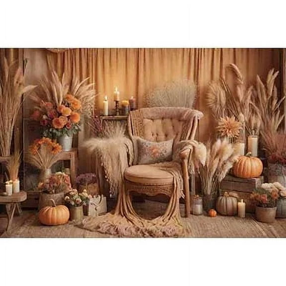 Thatch Party Backdrop Photography Autumn Thatch Thatch Photoz Background Childr Photo Studio Photocall Supplies