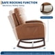 thumbnail image 4 of Yeshouse Silla mecedora de niños con apoyo de los pies, sillas mecedoras de niños con respaldo alto, silla mecedora de planeador con bolsillo, planeador de niños Rocker para sala de estar/dormitorio, 4 of 8