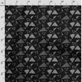 thumbnail image 3 of Soimoi Geometrical Print, Poly Taffeta Fabric, Decor Sewing Fabric by The Yard 56 Inch Wide, Decorative Fabric for Outdoor Upholstery, Umbrellas and Home Accents, Black&White, 3 of 5