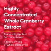 CranRich by Natural Factors, Super Strength Cranberry Concentrate, Antioxidant Supplement for Urinary Tract Support, Non-GMO, 180 Capsules