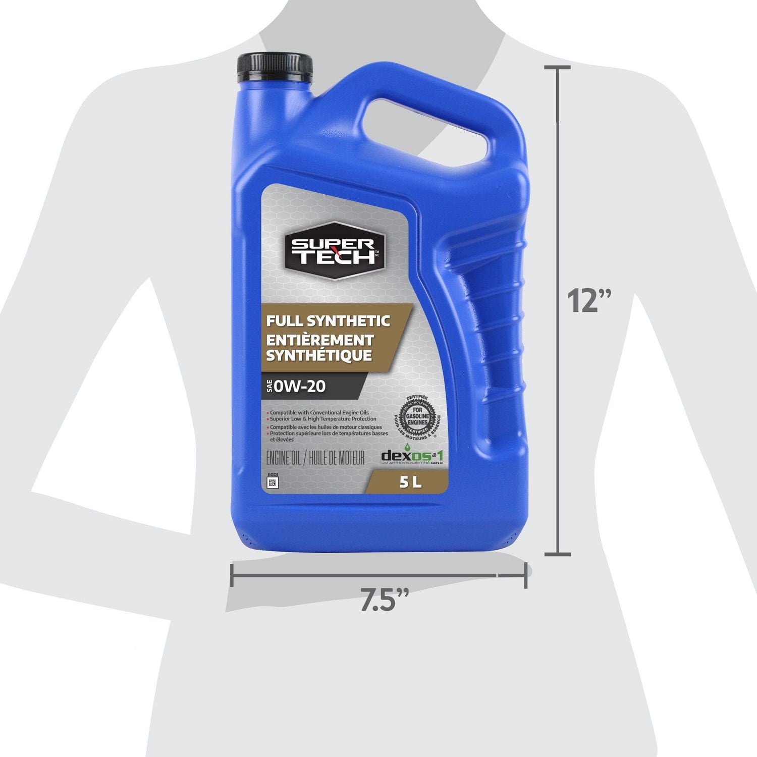 Super Tech Full Synthetic 0W20 Motor Oil