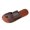 Brown, variant on Summer Slippers for Women Open Toe Slip On Peep Toe Thong Flat Slides Sandals Summer Casual Daily Women Beach Fashion Slippers Lazy Shoes