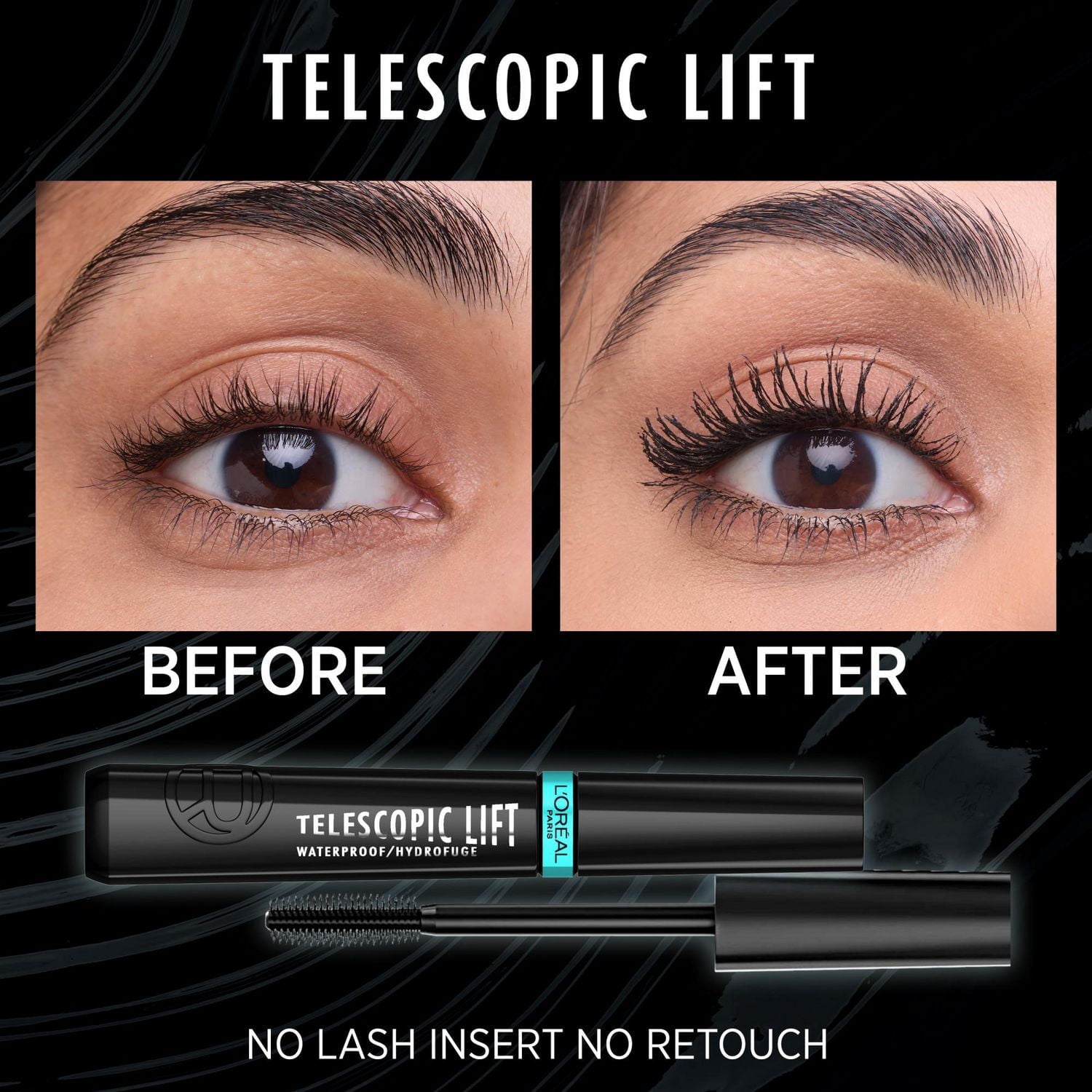 L'Oréal Paris Mascara Telescopic Lift Jusqu'à +5 MM de longueur