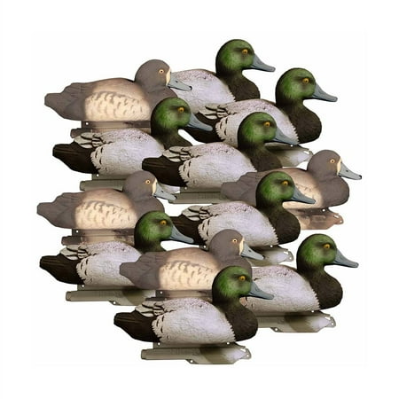 Higdon Standard Bluebill Foam-Filled Duck Decoys - 12 Pack
