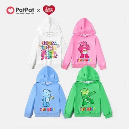 

PatPat Care Bears Kid Boy/Girl Graphic Hooded Sweatshirt One-piece Sizes 4-12Y