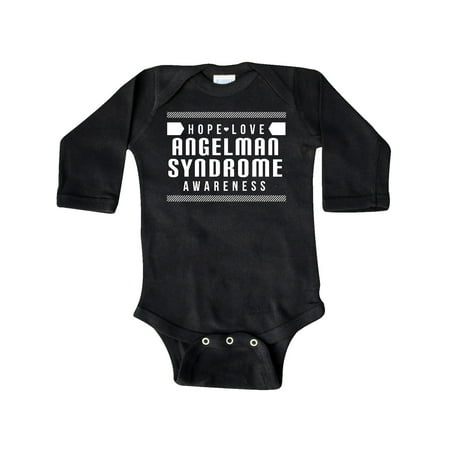 

Inktastic Angelman Syndrome Awareness Support Gift Baby Boy or Baby Girl Long Sleeve Bodysuit