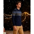 thumbnail image 4 of Lollipie Mens Sweater Knit Pullover Crewneck Warm Long Sleeve Casual Sweater for Men Winter, 4 of 6