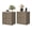 Dark Grey, variant on SICOTAS Fluted 2 Drawer Nightstand Set of 2, 22.75" W Small Modern Bedside Table with Large Handless Drawers, Curved Edge Design, Wooden End Table for Bedroom, Living Room, Grey