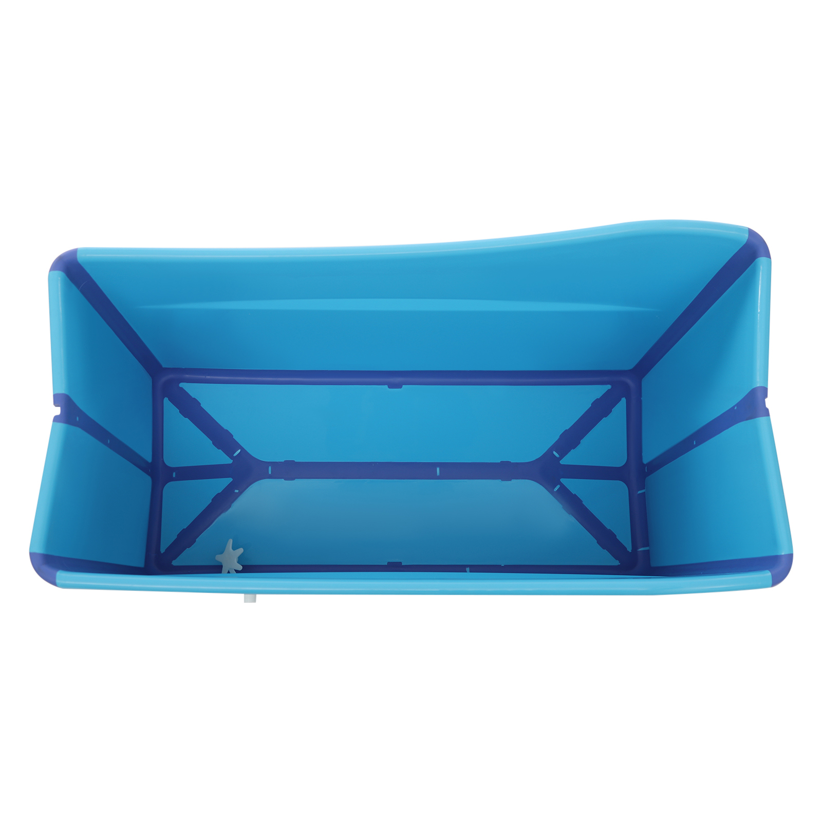 39.63gal Blue Portable Foldable Bathtub, Collapsible Children's Bathtub for Children