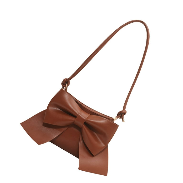 The Large Bow Leather Tote Bag
